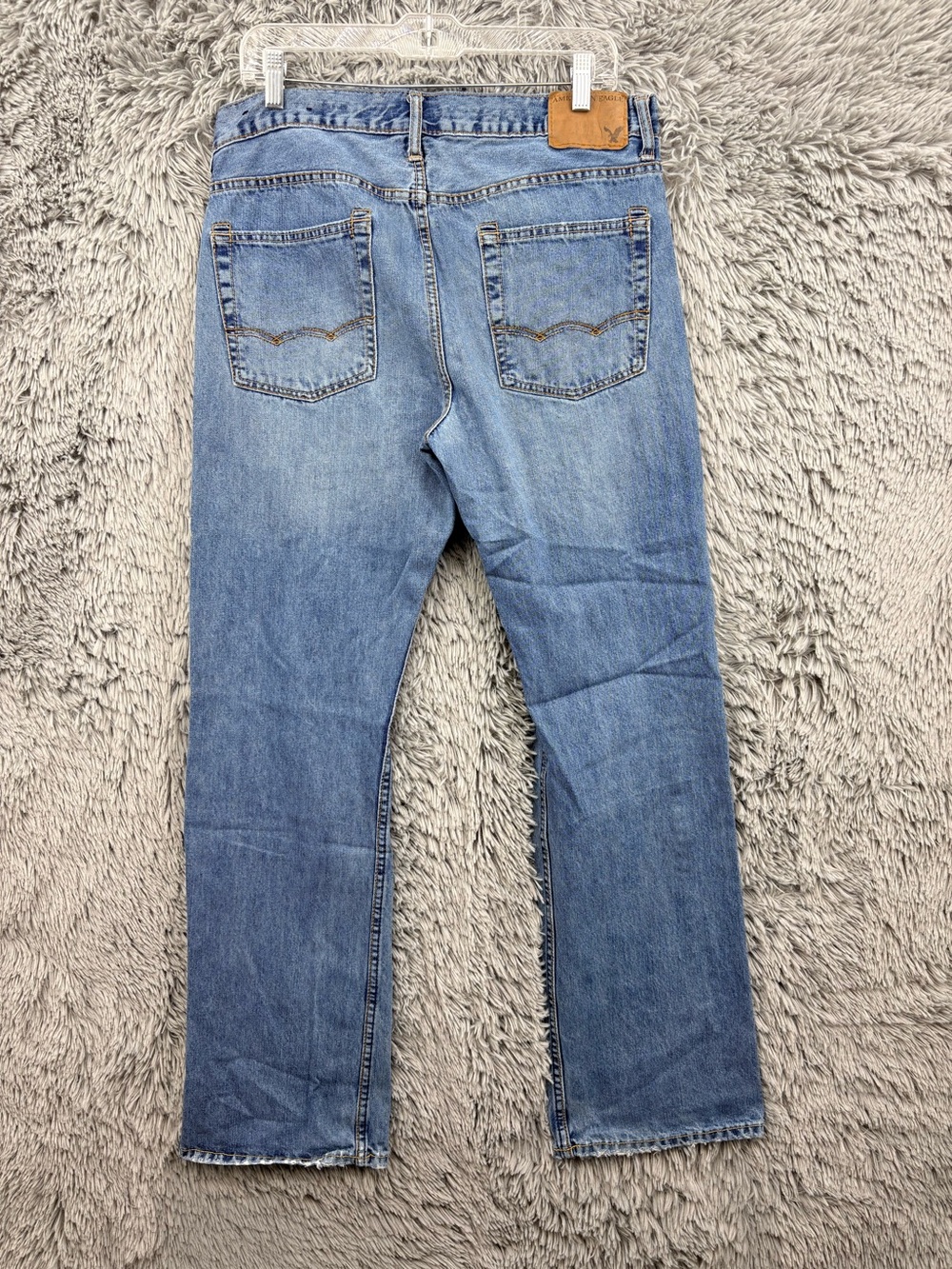 American Eagle Jeans Mens 33 Blue Low Rise Bootcut Medium Wash